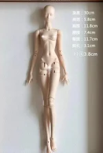 HeHeBJD 1/6 Nin (painted-eye heads) resin model figures 32cm fashion dolls hot dolls free shipping - Image 2