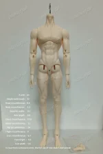 New body 1/6 Mr White resin model figures 32cm fashion dolls HeHeBJD free shipping - Image 2