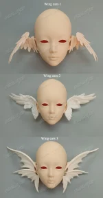 HeHeBJD Resin Wing Ears and Resin Horn bjd doll's accesories free shipping - Image 6