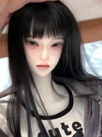 Resin BJD 1/3 head Riey only, Stylish BJD head, Compatible with many bodies - Image 3