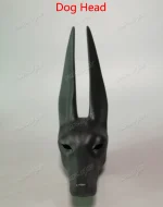 Resin BJD Head Only Dog Head,Demon Goat Horn Nun Satanic Evil Theme Resin Figure - Image 2