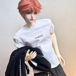 Resin BJD 1/3 head Riey only, Stylish BJD head, Compatible with many bodies