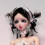 BJD 1/3 doll's head only Phyilia, doll's head without body, Resin fashion dolls - Image 3