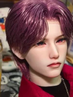 HeHeBJD 1/3 Doll’s head Qiyu2 only(Special mouth shapes ),Handsome Resin Birthday Toy Ball Jointed Dolls Gifts - Image 3