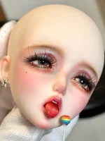 BJD 1/3 doll's head only Phyilia, doll's head without body, Resin fashion dolls - Image 5