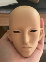 HeHeBJD 1/3 Doll's head Liid only,Handsome Resin Birthday Toy Ball Jointed Dolls Gifts - Image 2