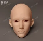 HeHeBJD 1/3 Doll’s head Qiyu2 only(Special mouth shapes ),Handsome Resin Birthday Toy Ball Jointed Dolls Gifts - Image 2