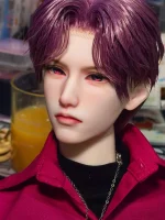 HeHeBJD 1/3 Doll’s head Qiyu2 only(Special mouth shapes ),Handsome Resin Birthday Toy Ball Jointed Dolls Gifts - Image 5