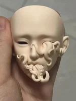 Resin BJD 1/4 doll's Head only Unlucky devil，Without body, Fantasy Head Sculpt Originality Style