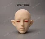 HeHeBJD 1/3 Doll’s Head Only Cnder, Demon Goat Horn Nun Satanic Evil Theme Resin Figure - Image 3