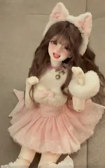 Resin BJD Sweetheart Girly Face Maodoujang 1/4 Anime Ball Jointed Doll Gorgeous Gifts - Image 4