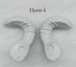 HeHeBJD Doll's Accessories Resin Horn 4 Big horn Free Magnets Unique Gift