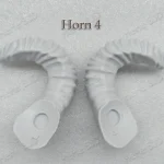 HeHeBJD Doll's Accessories Resin Horn 4 Big horn Free Magnets Unique Gift