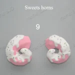 Doll’s Accessories Resin Sweets horns Free Magnets Art Fantasy Horns