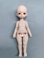 HeHeBJD 1/6 Bambi Nude Dolls Cuty Ball Jointed Doll Gifts