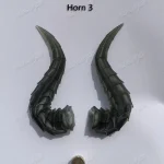 HeHeBJD Doll's Accessories Resin Horn 3 Fashion Fantasy Free Magnets Unique Gift