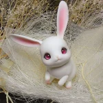 Rice Cake Bunny bjd 1/12 doll rabbit Ruby small baby doll palm dolls free shipping
