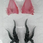 HeHeBJD Doll's Accessories Resin Horn5 / Horn6 Free Magnets Unique Gift