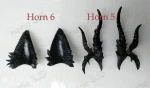 HeHeBJD Doll's Accessories Resin Horn5 / Horn6 Free Magnets Unique Gift - Image 2