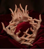 BJD Resin Crown / BJD Resin Headpiece Fit Most 1/3 Dolls Hehebjd , without Head