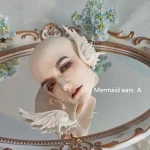 Resin 1/3 BJD Mermaid Ears , Wing Ears, Mermaid Tidal Twins Theme Delicate Design The Finest Gift