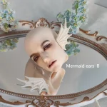Resin 1/3 BJD Mermaid Ears , Wing Ears, Mermaid Tidal Twins Theme Delicate Design The Finest Gift - Image 3
