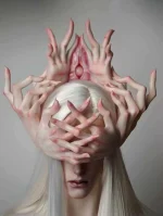 BJD Resin Crown / BJD Resin Headpiece Fit Most 1/3 Dolls Hehebjd , without Head - Image 2