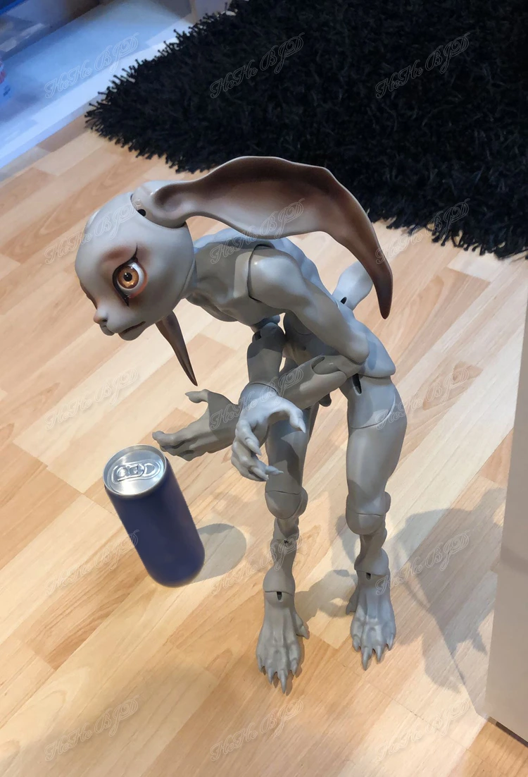 001 杀人兔子 HeHeBJD Crazy Rabbit Animal Monster Body Magic Doll Resin Gift Fantasy - Image 1