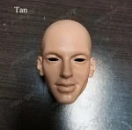BJD 1/3 head only P1 ,BJD Flawed Head / Practice Makeup Head ---Tan Resin color — изображение 2