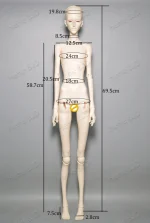 HeHeBJD 1/3 boy Cyril limited dolls tall body free eyes resin figures high quality resin dolls - Image 2