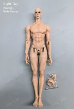 HeHeBJD 1/4 Doll Mr White With Strong Muscles Body Handsome Fashion Resin Dolls High Quality toys - Image 2