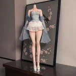 Bjd 1/3 body, beautiful fashion female 63cm Height Resin Model Extra Hands And High Heels High quality