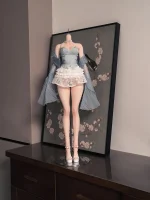 Bjd 1/3 body, beautiful fashion female 63cm Height Resin Model Extra Hands And High Heels High quality