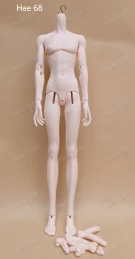 BJD Body ,1/3 Doll's Body ,Stylish Male Doll Body  Elegant Design, Perfectly Matched With Head 68cm Height — изображение 4