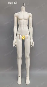 BJD Body ,1/3 Doll's Body ,Stylish Male Doll Body  Elegant Design, Perfectly Matched With Head 68cm Height