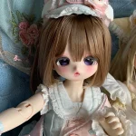 HeHeBJD 1/4 Sweet Smiling Doll Lanlan/Tantan Anime Style Resin Model Figures Fashion Dolls