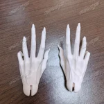1/3 BJD Claw Hands / Demon Claw Hands 75 body Hands ,BJD hands accessories In Stock Peony White
