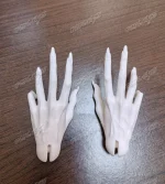1/3 BJD Claw Hands / Demon Claw Hands 75 body Hands ,BJD hands accessories In Stock Peony White