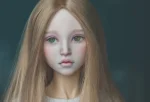 BJD 1/3 head only Kaorin ,Beautiful Stylish Exquisite Resin BJD Character Head