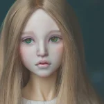 BJD 1/3 head only Kaorin ,Beautiful Stylish Exquisite Resin BJD Character Head